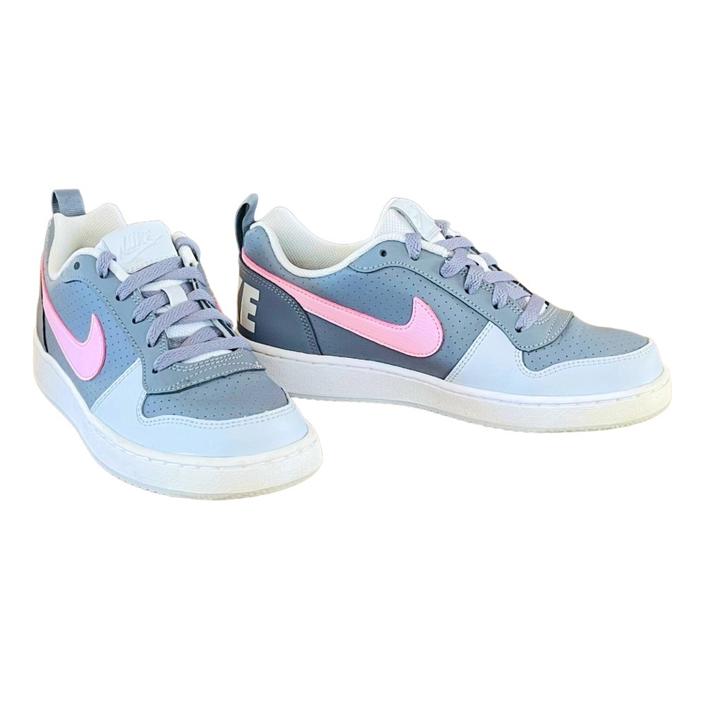 US 6Y, 24cm, equivalent to Women’s 7 Nike Court Borough Low Style : 845104-008